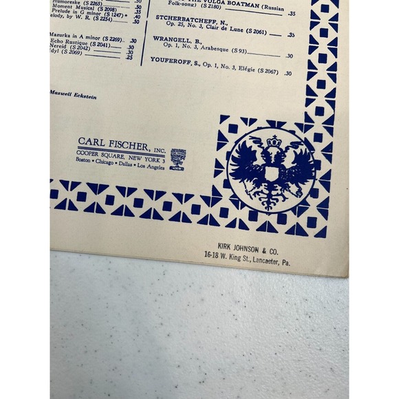 Vintage Piano Compositions‎ Representatives of Russian School Sheet Music Book - Picture 2 of 4